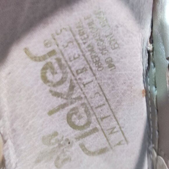 Rieker Comfort closed toe flat sandals leather cream women's size EU 40 US 9 - Picture 7 of 8